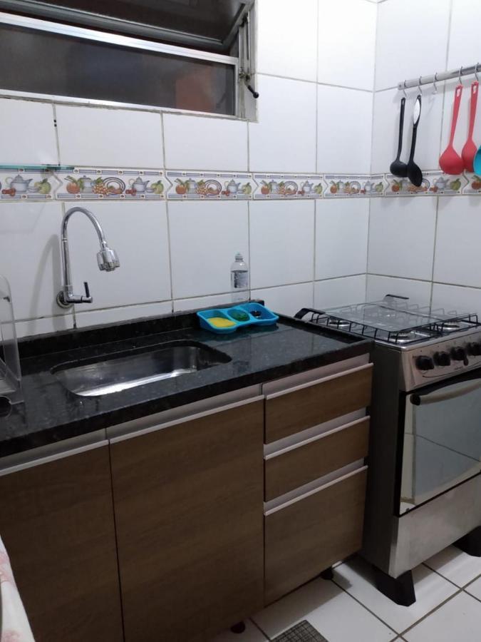 Apartmán Studio Confortavel Com Ar Condicionado E Internet. São Vicente Exteriér fotografie